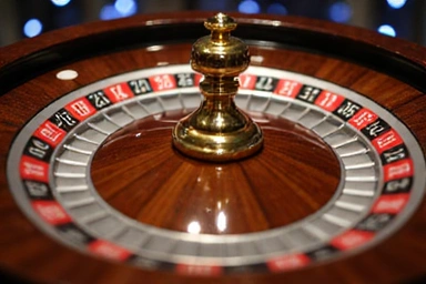 Spinning Roulette Wheel